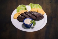 Frijol volteado (bandeja)